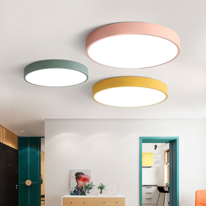 Aria Deckenleuchte Rund, 5 Farben, Modern Wohnzimmer/Schlafzimmer