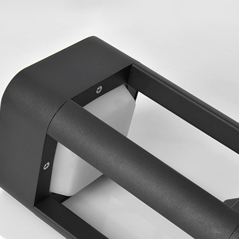 Ray Modern Rechteckig LED Außenleuchte Metall Acryl Garten