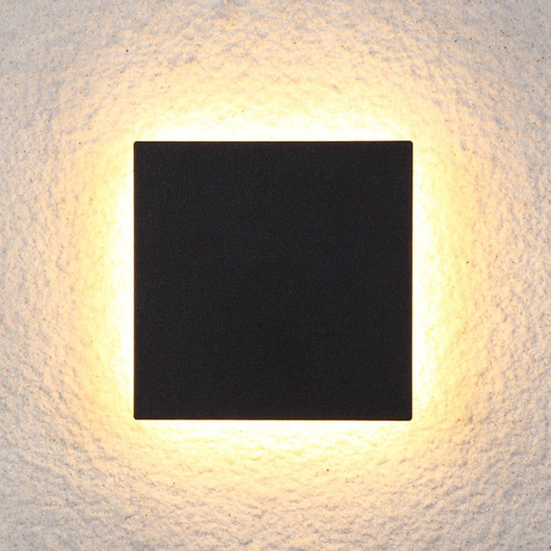 Ray Außenwandleuchte Garten Modern LED Weiß/Schwarz Metall
