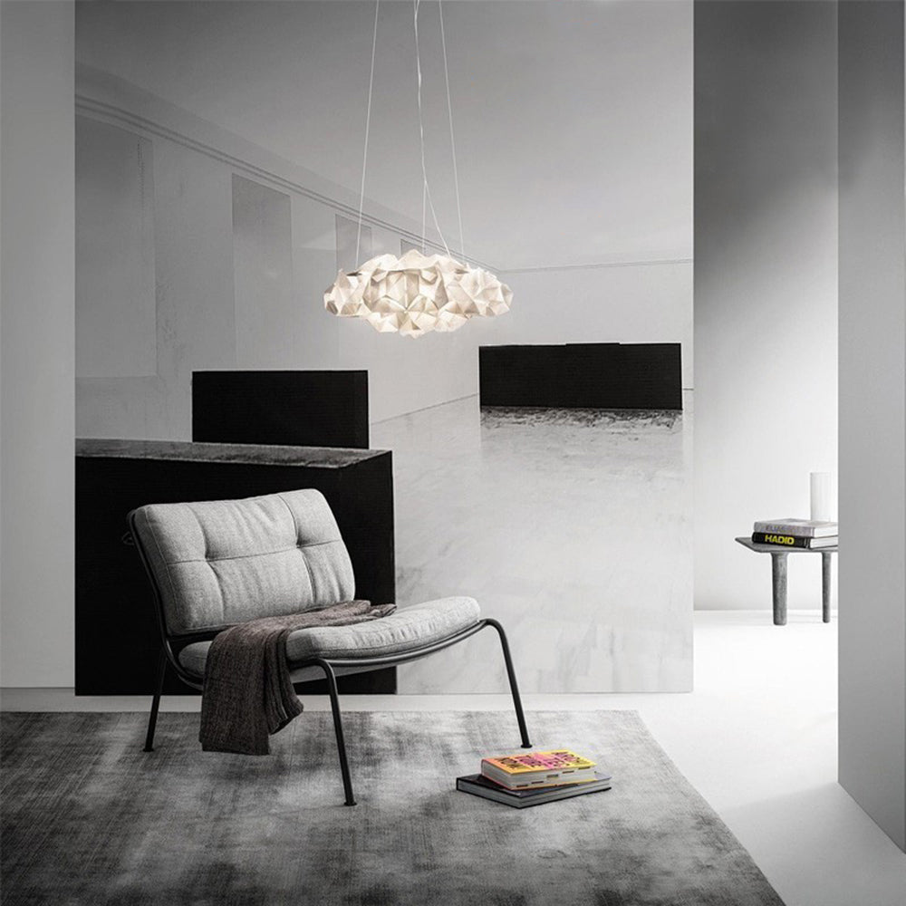 Arisha Modern Pendelleuchte Geometrisch Schlafzimm, 5 Farben, Metall Acryl