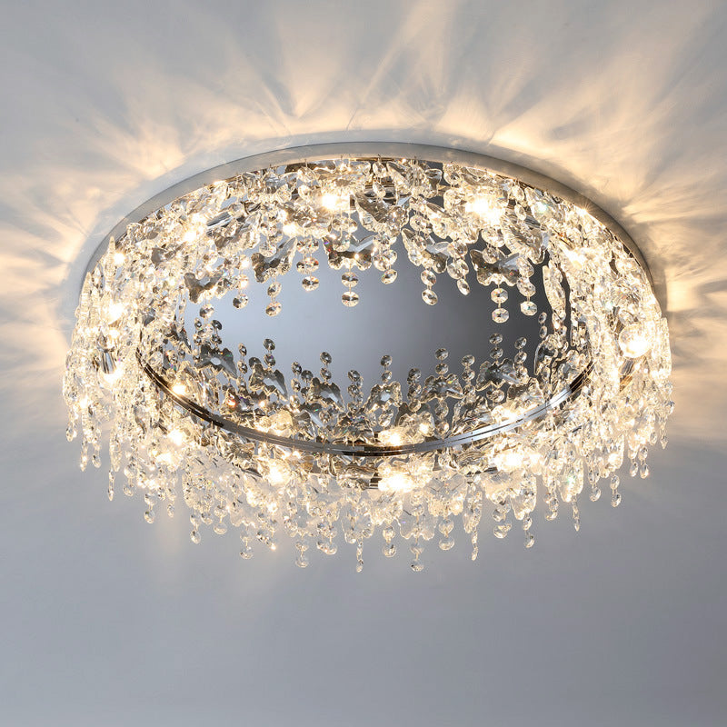 Kristy Modern LED Deckenleuchte Metall/Kristall Wohnzimmer