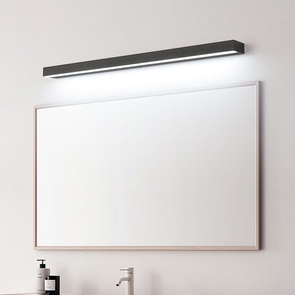 Arisha Wandleuchte Innen Spiegelfront Schwarz Rechteckig Bade/Schlafzimmer