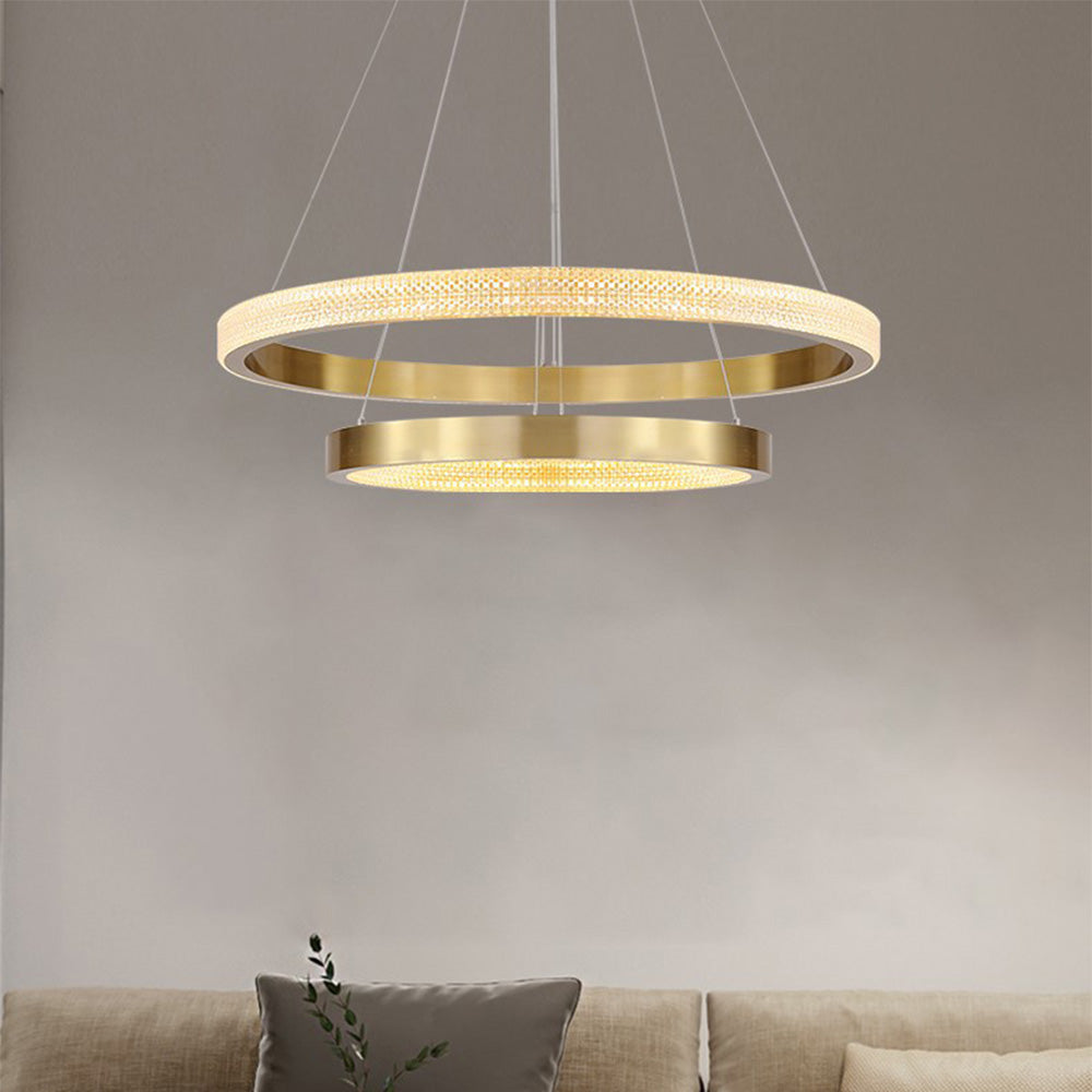 Kristy Modern LED Pendelleuchte Metall Acryl Wohnzimmer Esszimmer