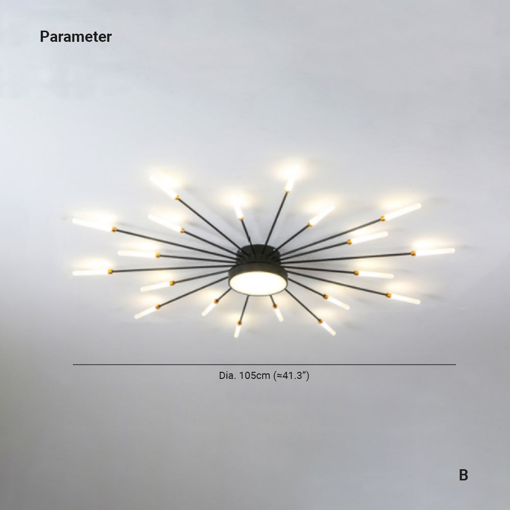 Arisha Deckenleuchte Feuerwerk Modern Design LED Wohnzimmer Schlafzimmer