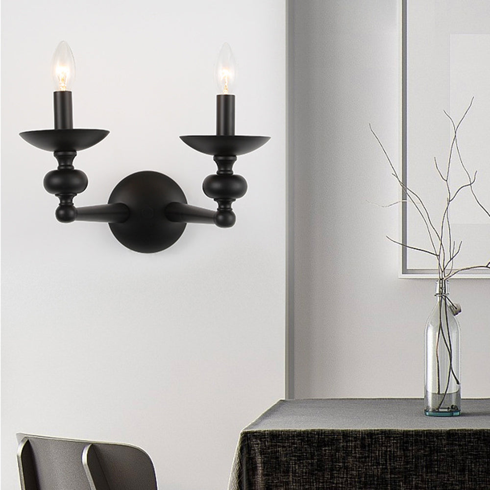 Silva Retro Kerze Pendelleuchte,1/2/6/8/10 Kopf, Esszimmer/Wohnzimmer, Metall/Glas