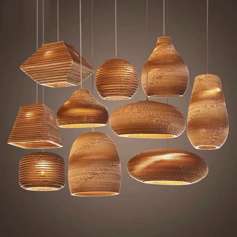 Muto Vintage LED Pendelleuchte Wohn/Ess/Schlafzimmer Metall