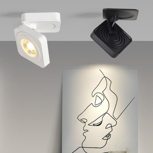 Arisha Modern LED Deckenleuchte Weiß/Schwarz Schlaf/Esszimmer/Flur