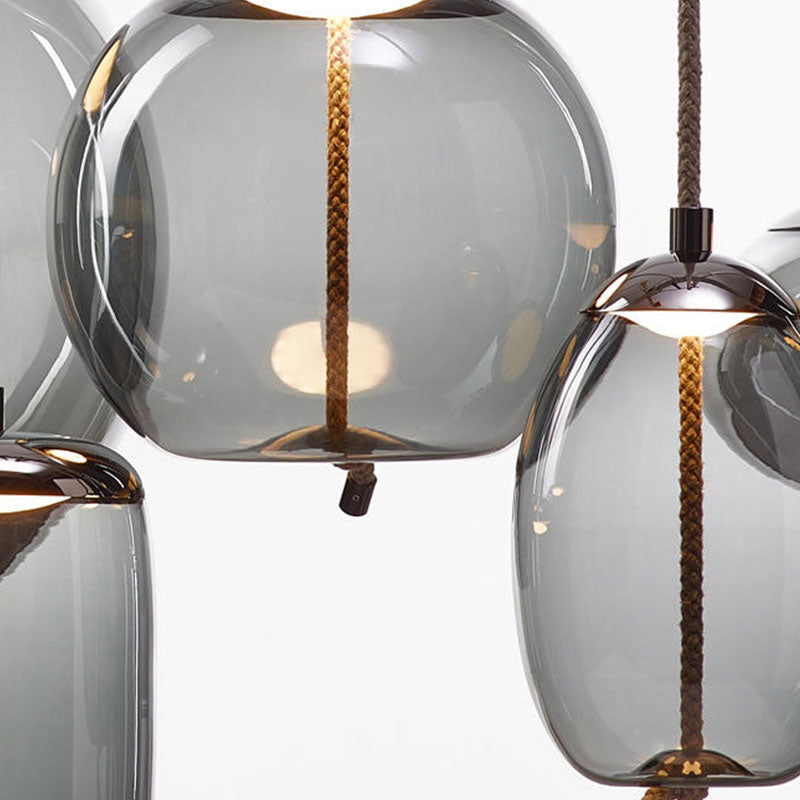 Valentina Modern LED Pendelleuchte Metal Glas Wohnzimmer Schlafzimmer Esszimmer