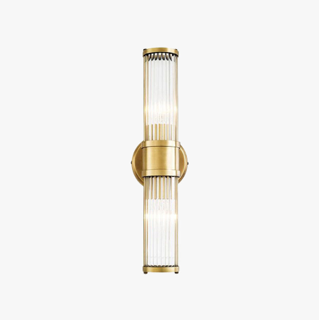 Arisha LED Wandlampe Gold Essenzimmer/Schlafzimmer Glas