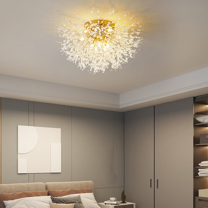 Kristy Pendelleuchte Hängelampe Gold Ess/Wohnzimmer Modern Design LED