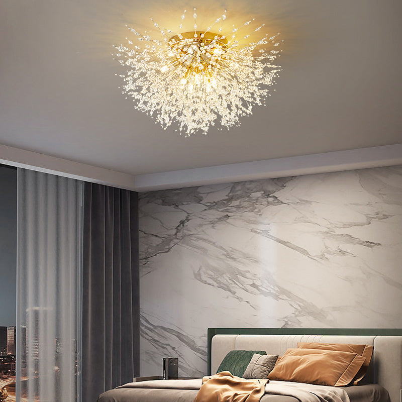 Kristy Pendelleuchte Hängelampe Gold Ess/Wohnzimmer Modern Design LED