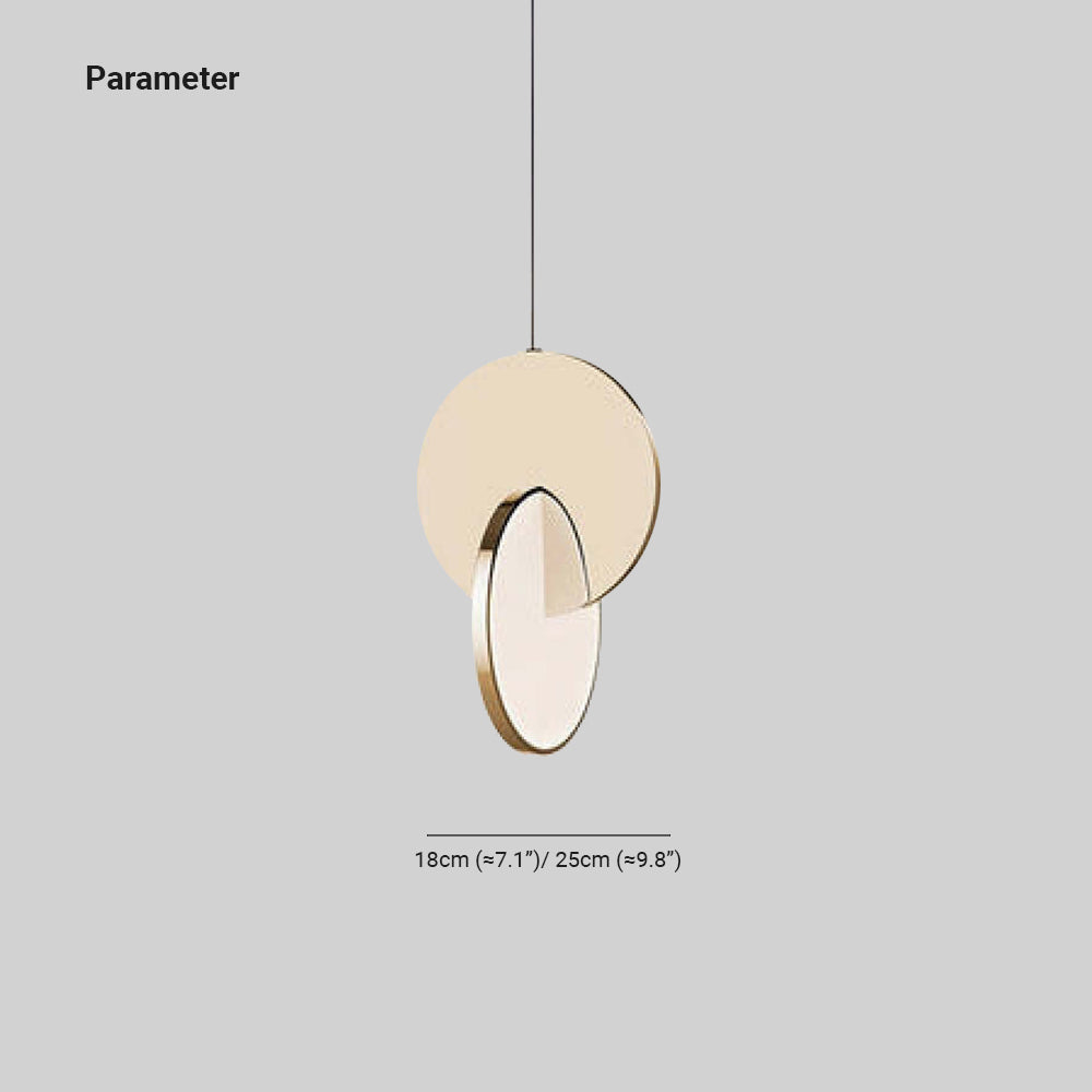 Arisha Modern LED Pendelleuchte Gold/Silver Schlaf/Wohn/Esszimmer Metall