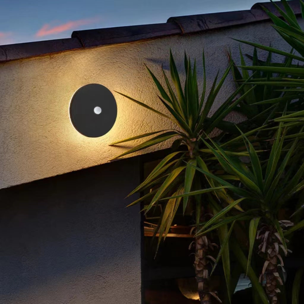 Ray Außenwandleuchte Garten Modern LED Weiß/Schwarz Metall
