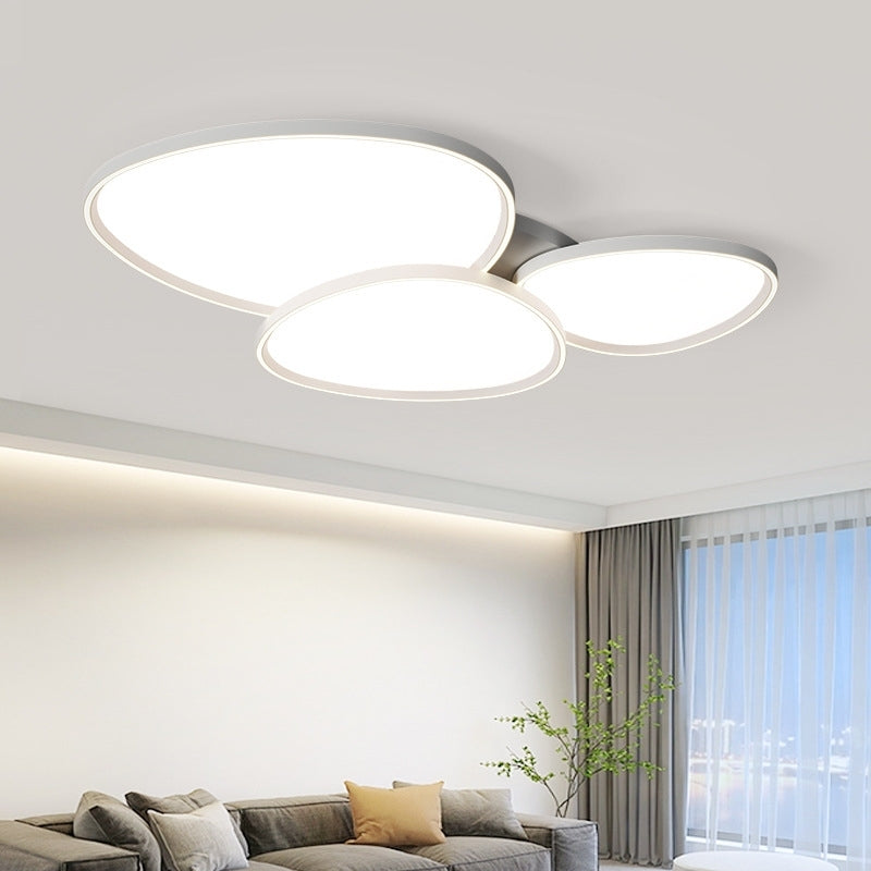Arisha Modern LED Deckenleuchte Weiß Metall Schlaf Wohnzimmer