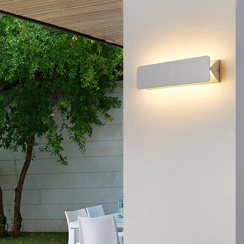 Ray Modern Wandleuchte Innen Weiß Wohnzimmer/Garten Metall