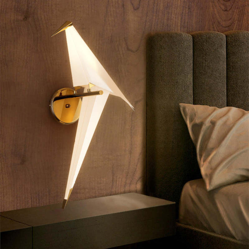 Arisha Design Vogel LED Innenwandleuchte Metall Wohn/Schlafzimmer