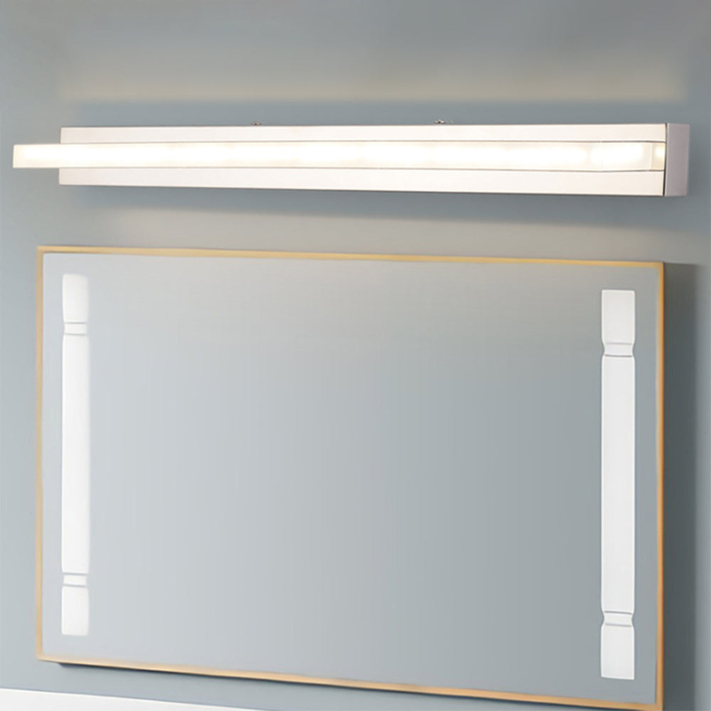 Arisha Rechteckige Spiegelfront LED Wandleuchte Schlafzmmer Metall/Acryl