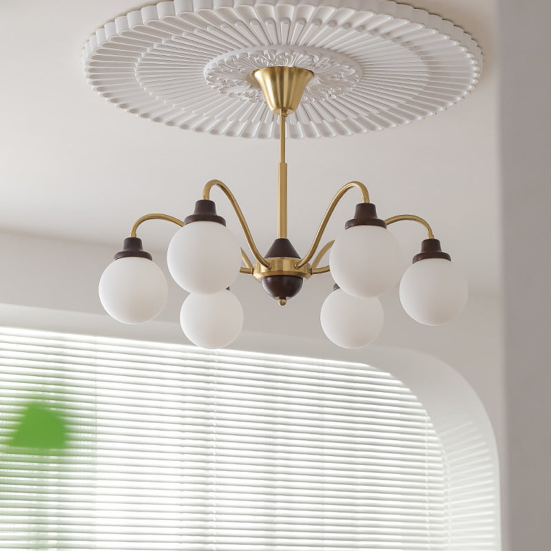 Valentina Französischer LED Kronleuchter Chrom Gold Wohnzimmer/Schlafzimmer