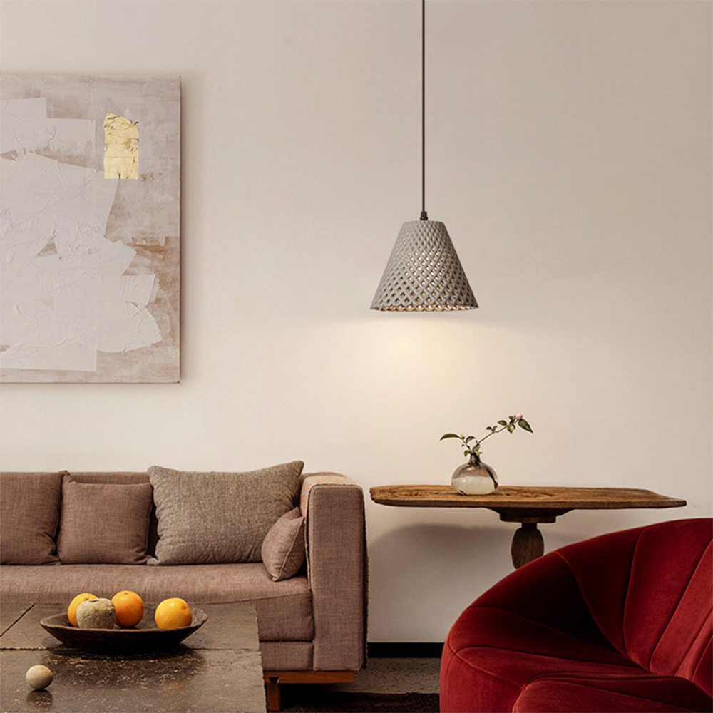 Valentina Modern Kegelförmige Webform Pendelleuchte Schlafzimmer Esszimmer