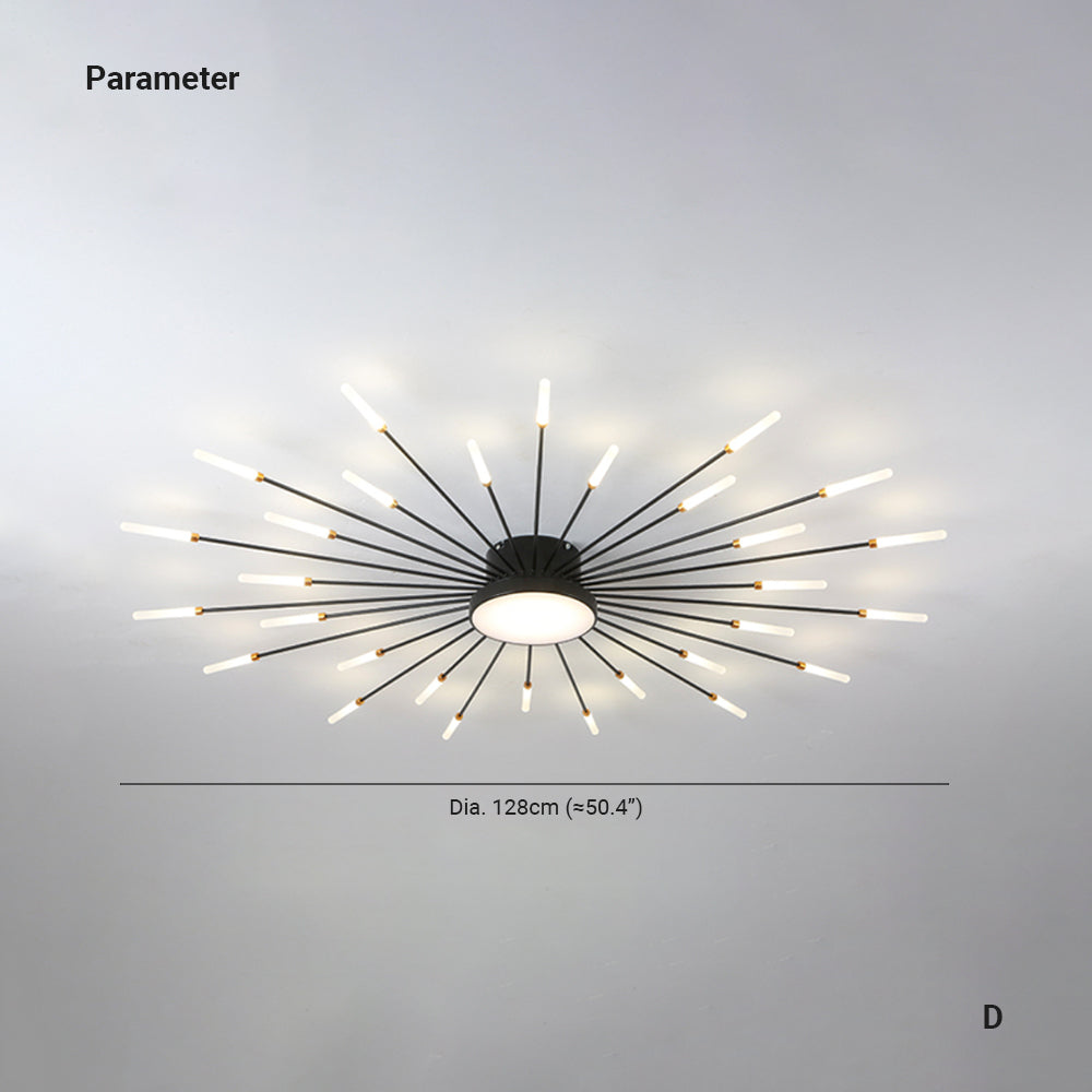 Arisha Deckenleuchte Feuerwerk Modern Design LED Wohnzimmer Schlafzimmer