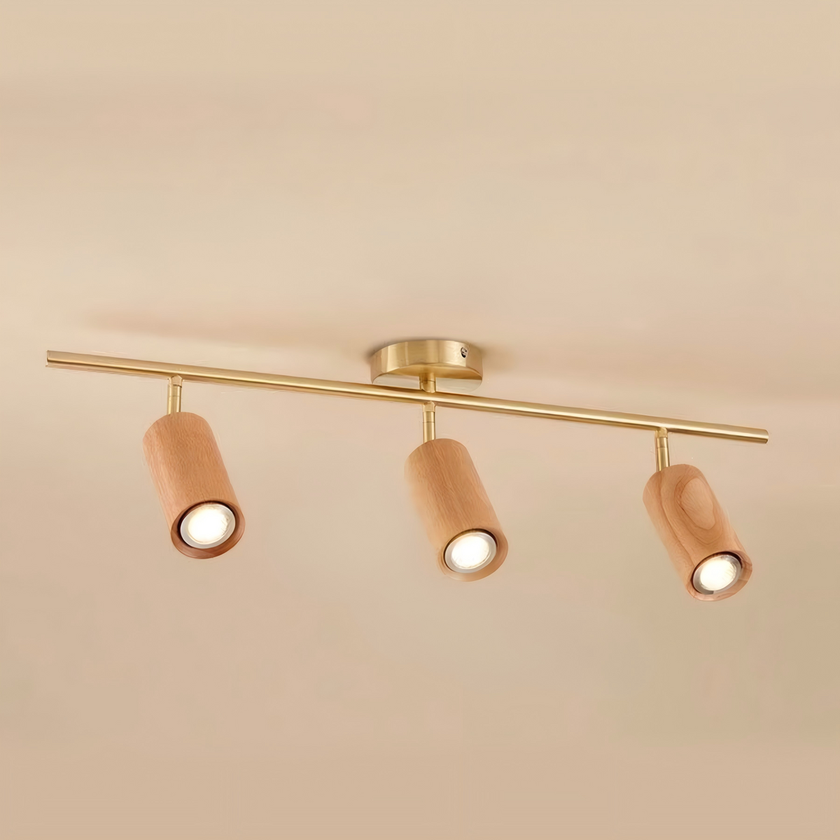 Elvarena Holz-LED-Spotschiene
