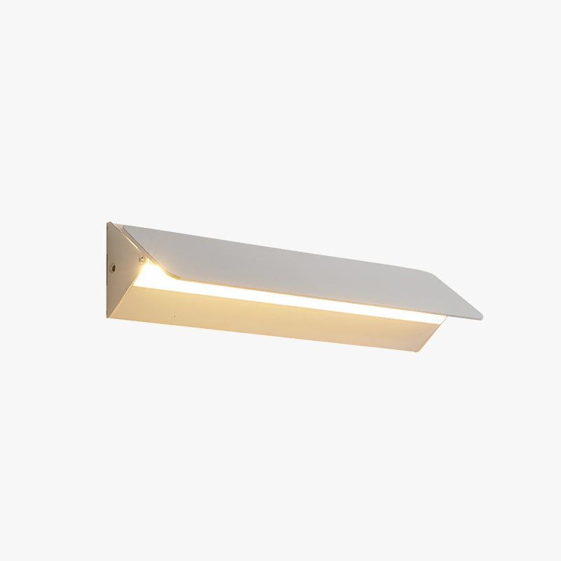 Ray Modern Wandleuchte Innen Weiß Wohnzimmer/Garten Metall