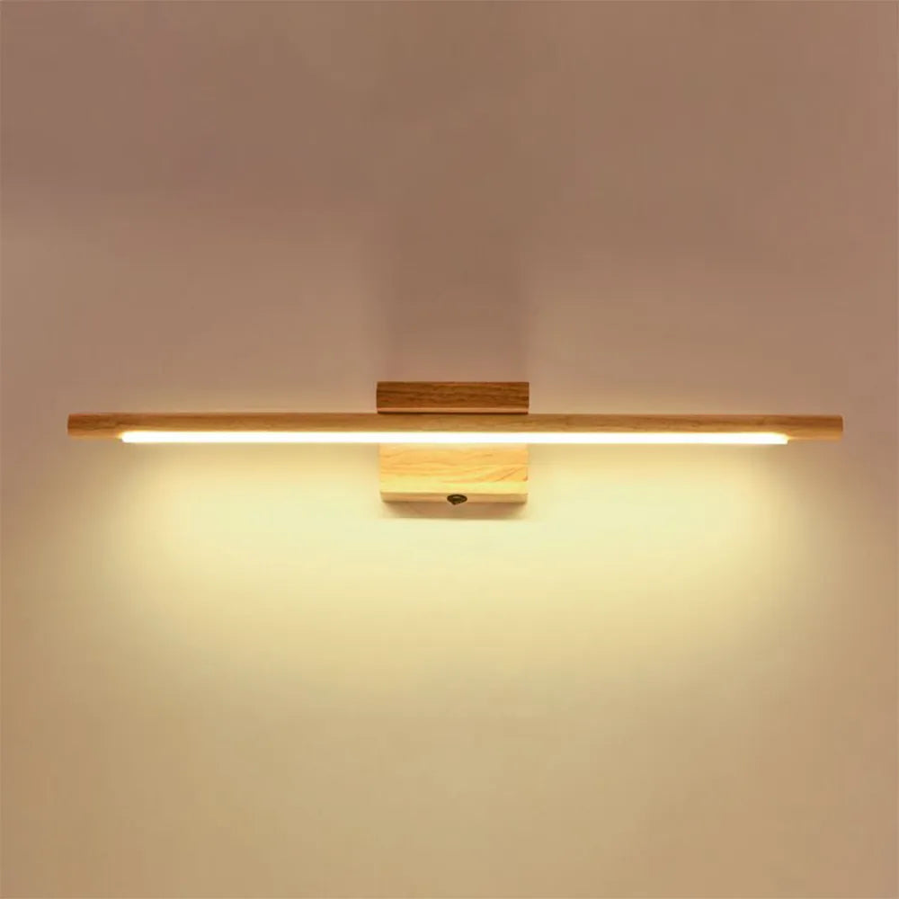 Muto Holz Wandleuchte Linear, Innen, Badezimmer ,Modern LED