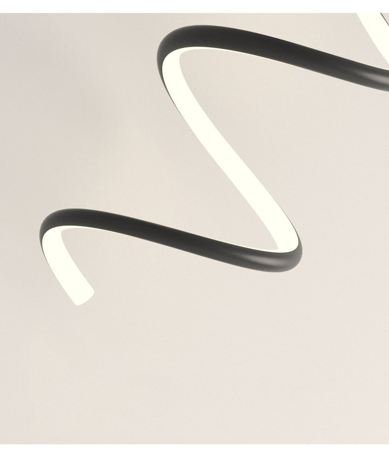 Arisha Minimalistische LED Wandleuchte Ess/Wohnzimmer Schwarz/Weiß