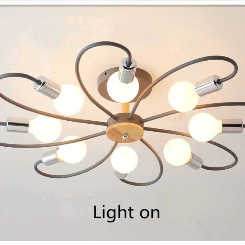 Arisha Arisha LED Deckenleuchte Wohnzimmer/Arbeitszimmer Metall