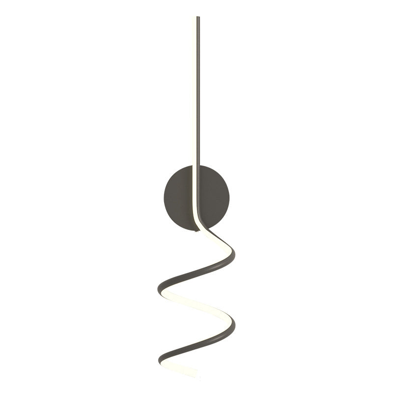 Arisha Minimalistische LED Wandleuchte Ess/Wohnzimmer Schwarz/Weiß