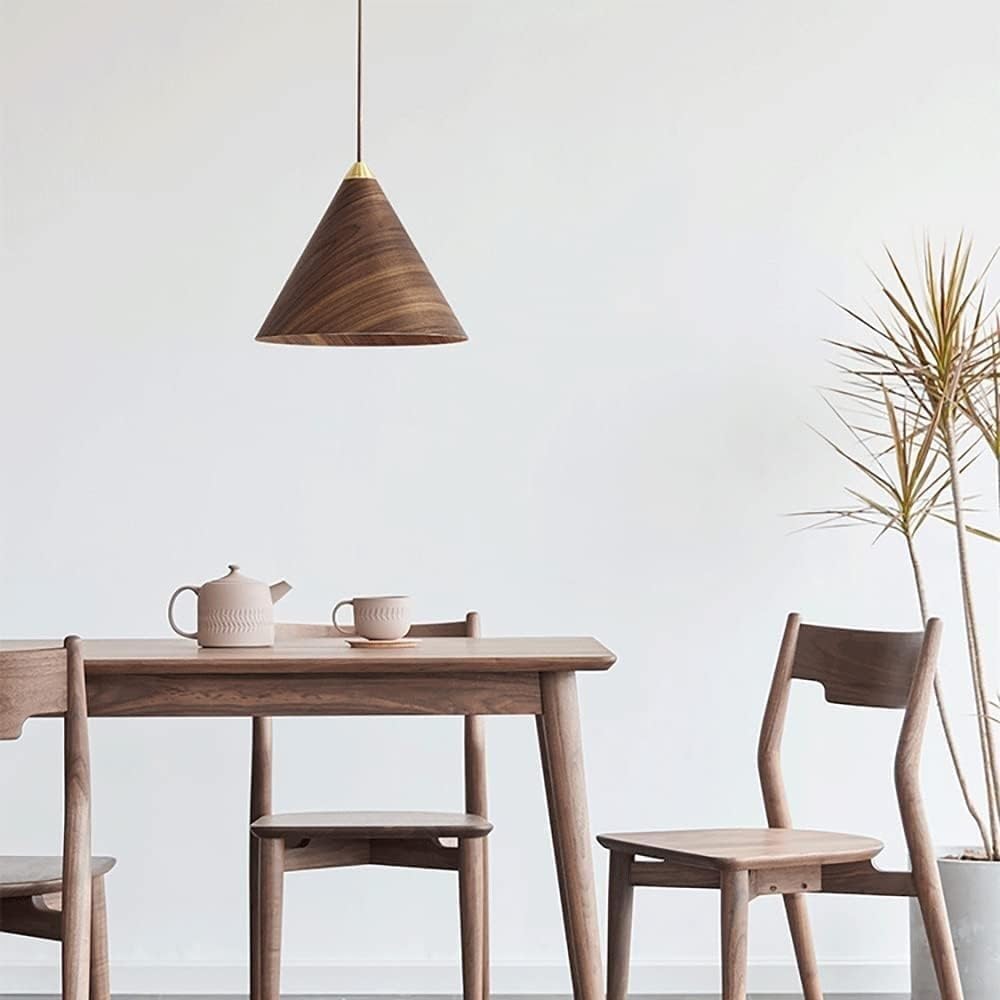 Valentina vintage Metall Walnut Pendelleuchte Schlafzimmer Bar