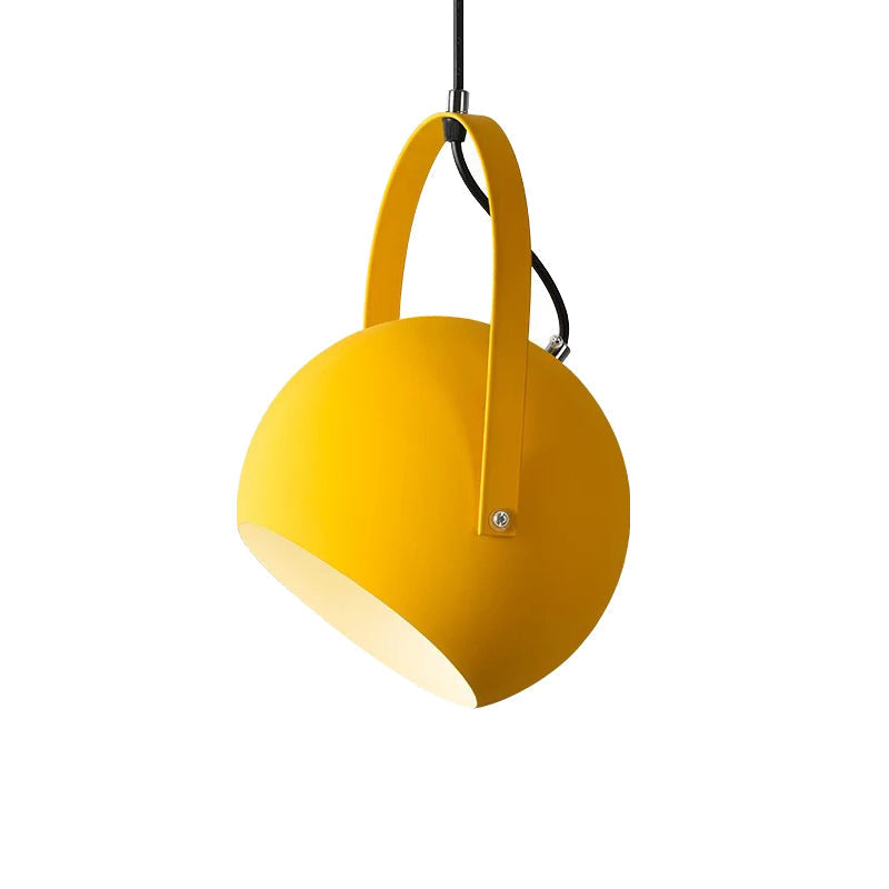 Aria Kugel LED Pendelleuchte Gelb/Blau/Grau Esszimmer