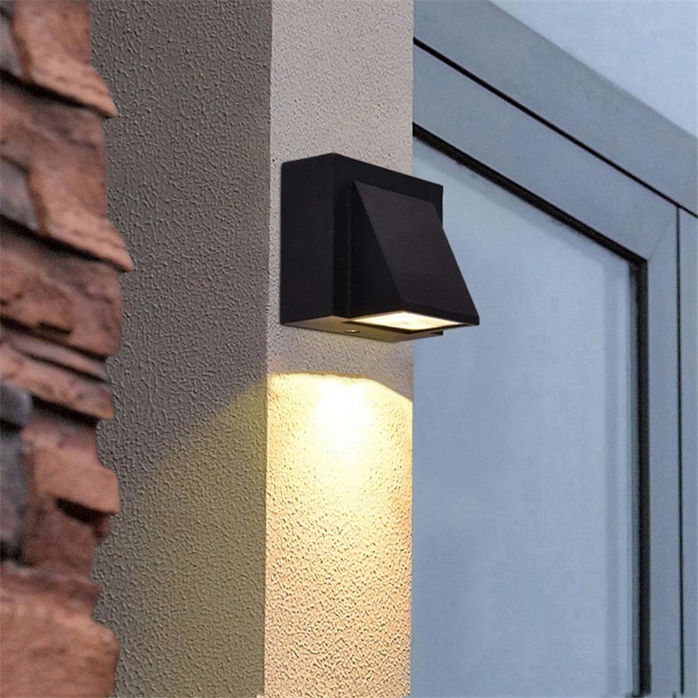 Ray Moderne LED-Außenwandleuchte aus Metall