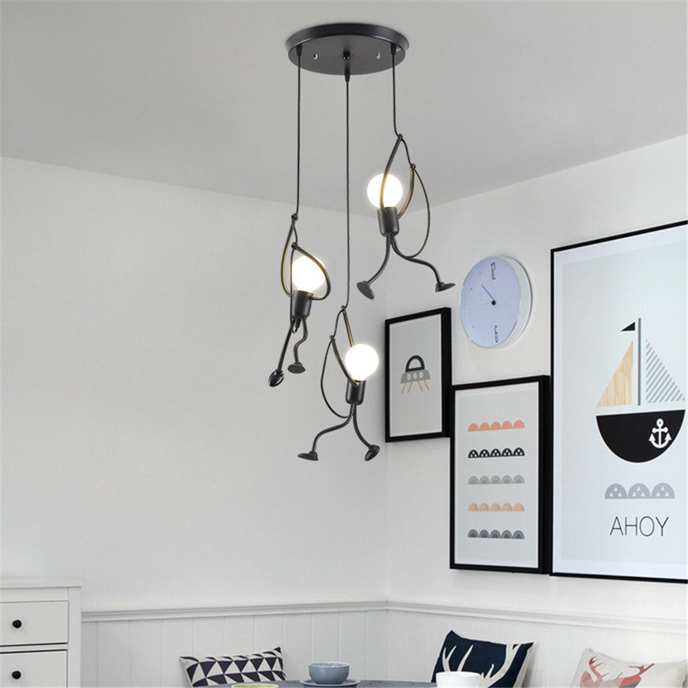 Silva Retro Modern LED Pendelleuchte Schwarz/Weiß, Esstisch