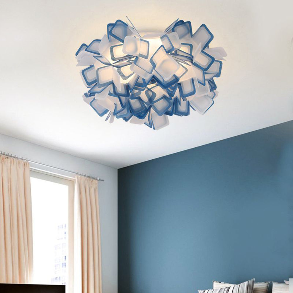 Aria Deckenleuchte, 7 Farben, Blume Schlafzimmer Modern