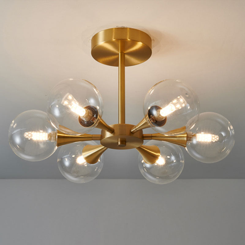Valentina Modern LED Deckenleuchte Glas Schlafzimmer Esszimmer