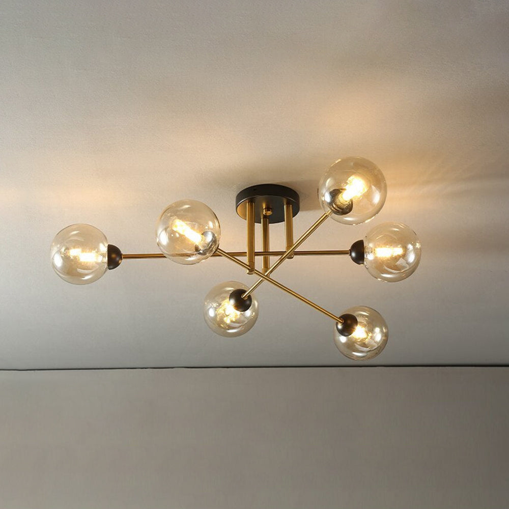 Valentina Modern LED Kronleuchter Metall Glas Esszimmer Schlafzimmer