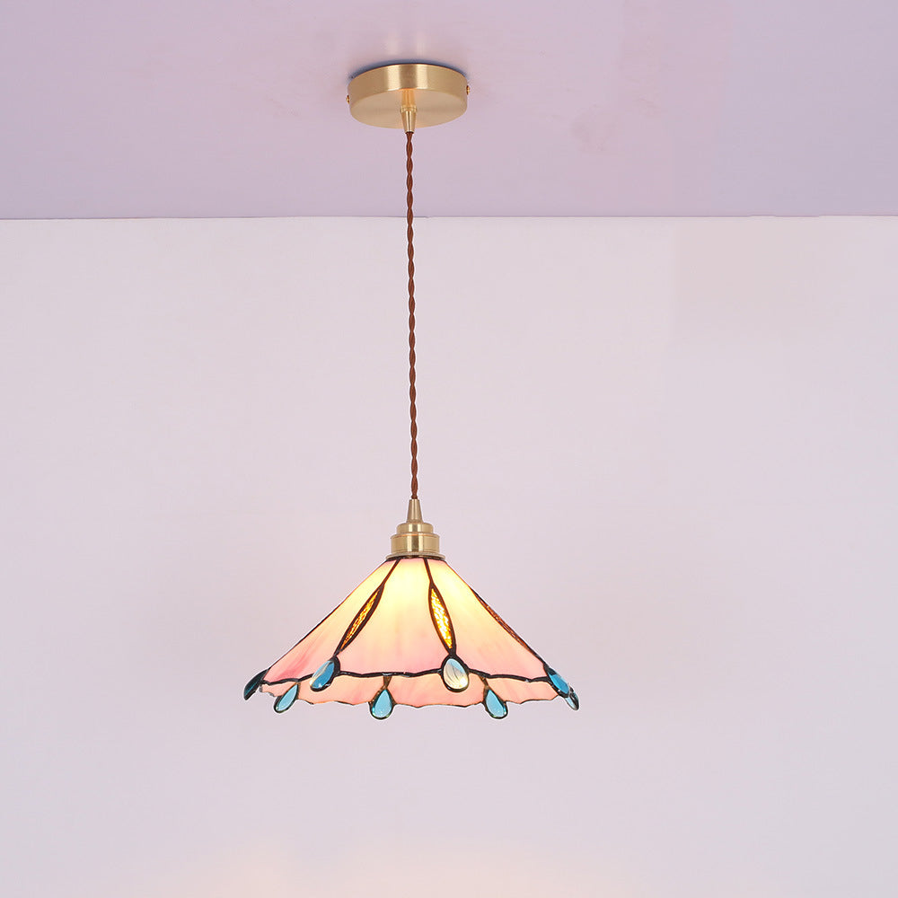 Arisha Vintage Pendelleuchte Metall/Glas Schlafzimmer/Wohnzimmer/Flur