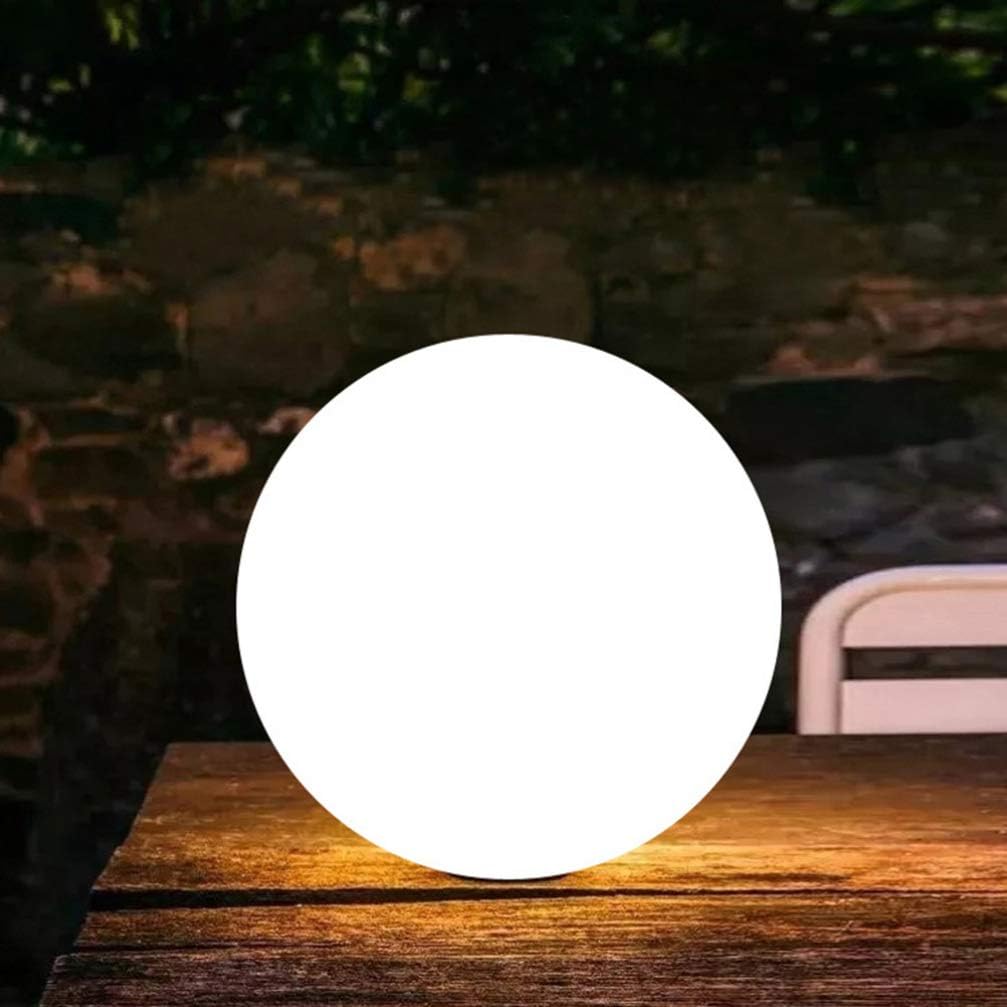 Aria Modern Kugel LED Wasserdichte RGB Außenleuchte Stehlampe Weiß