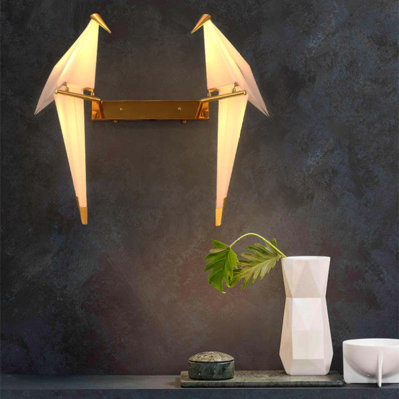 Arisha Design Vogel LED Innenwandleuchte Metall Wohn/Schlafzimmer
