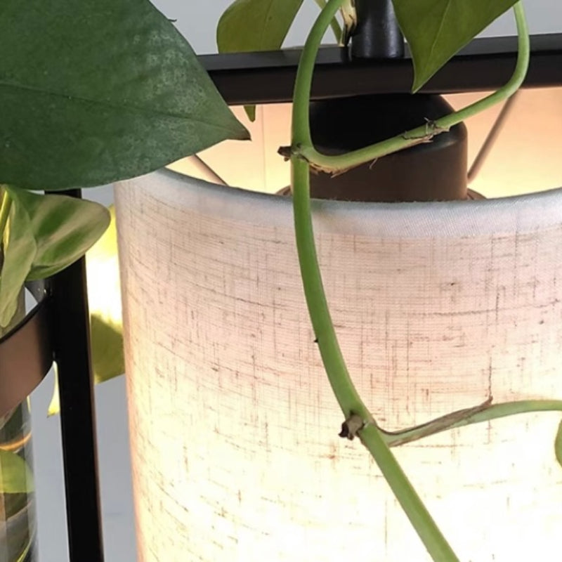Ritta Design Zylinder LED Pendelleuchte Schwarz Wohn/Schlaf/Esszimmer Metall&Glas 90CM Lang