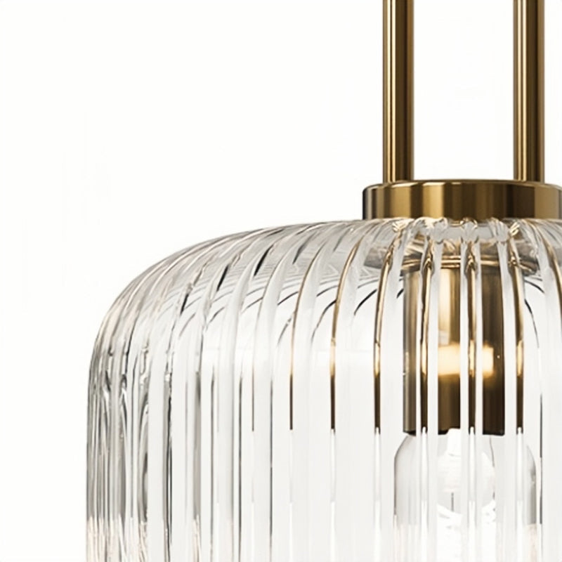 Arisha Modern LED Pendelleuchte Klar Wohn/Schlaf/Esszimmer Metall&Glas