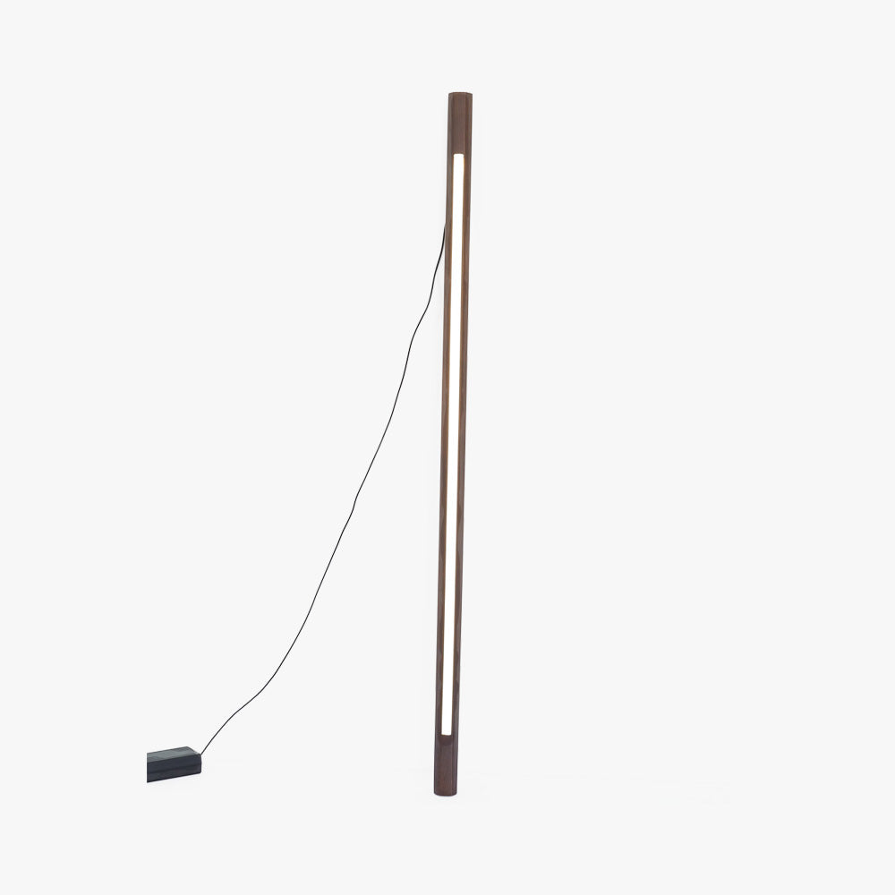 Muto Modern LED Stehlampe Linear Wohn/Schlafzimmer Holz