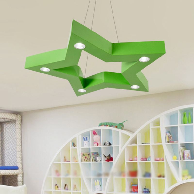 Aria Pendelleuchte Sterndesign, 4 Farben