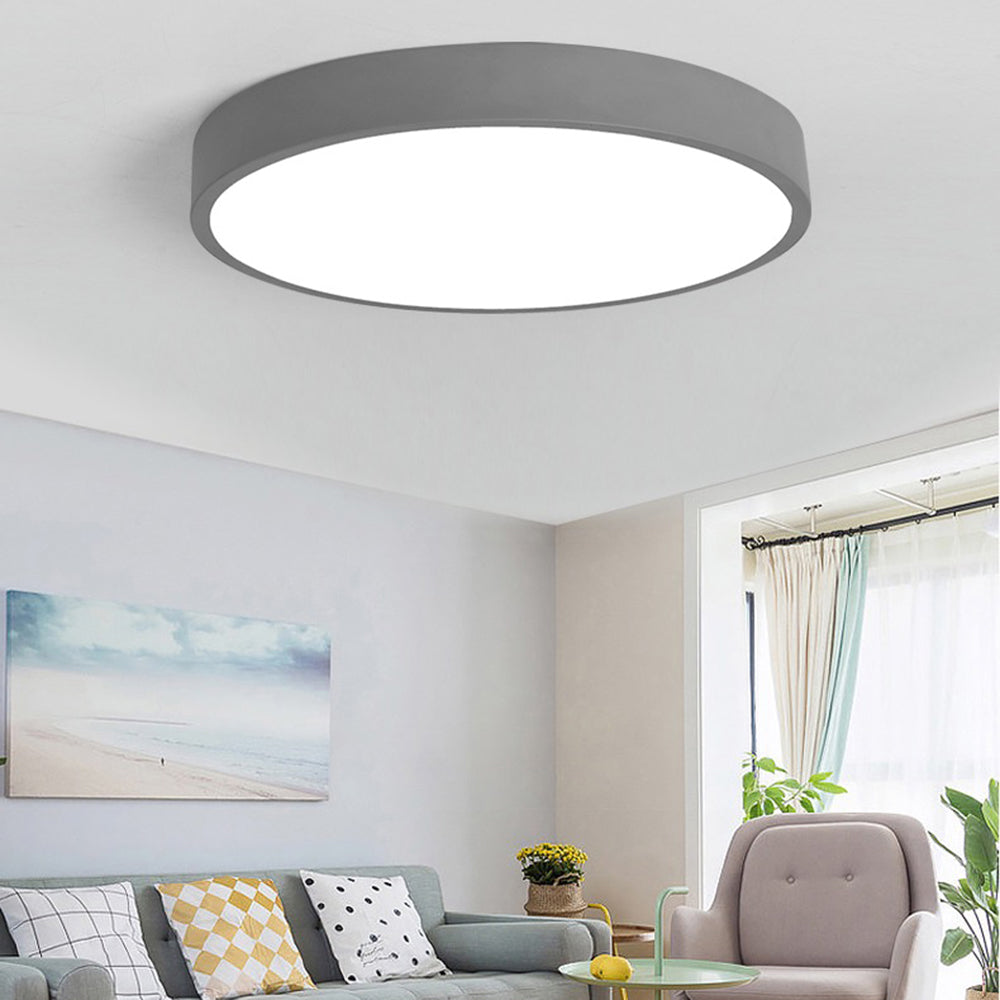 Aria Deckenleuchte Rund, 5 Farben, Modern Wohnzimmer/Schlafzimmer