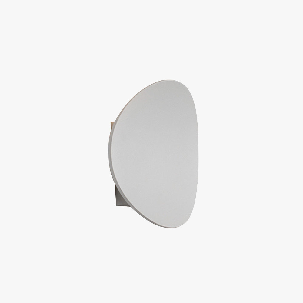 Ray Moderne minimalistische Kieselsteine geformt LED Außenwandleuchte Schwarz/Grau Terrasse Metall/Acryl Außenbereich Wasserdicht2 Farben, 18CM Lang