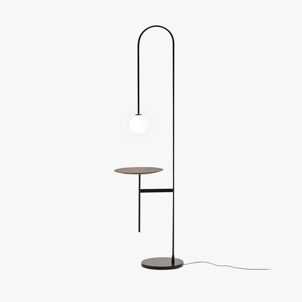 Valentina Modern Stehleuchte Warmweiß/Neutralweiß Wohn/Arbeitszimmer Eisen&Glas