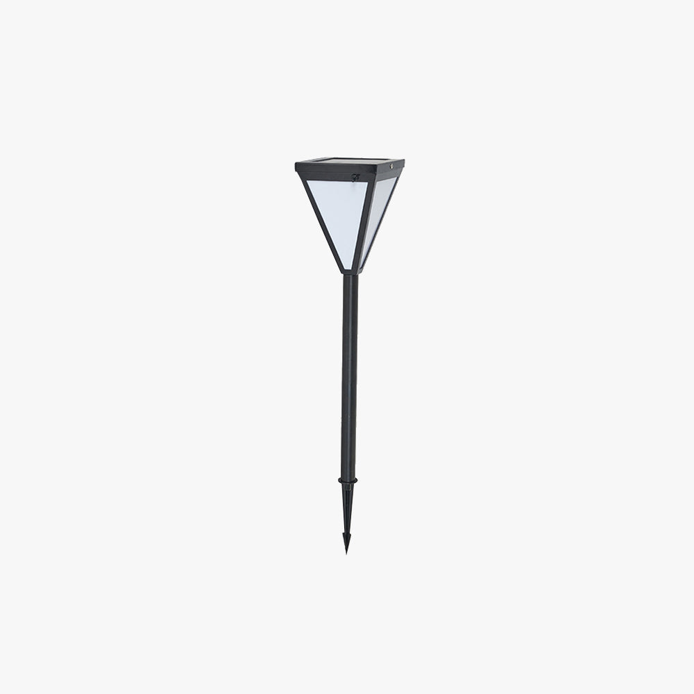 Ray Solar Außen-Wegeleuchte, Aluminium & Glas, Schwarz Garten/Terrasse