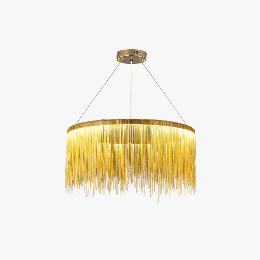 Kristy Nordisch Kronleuchter Silber/Rosegold Schlaf/Wohnzimmer