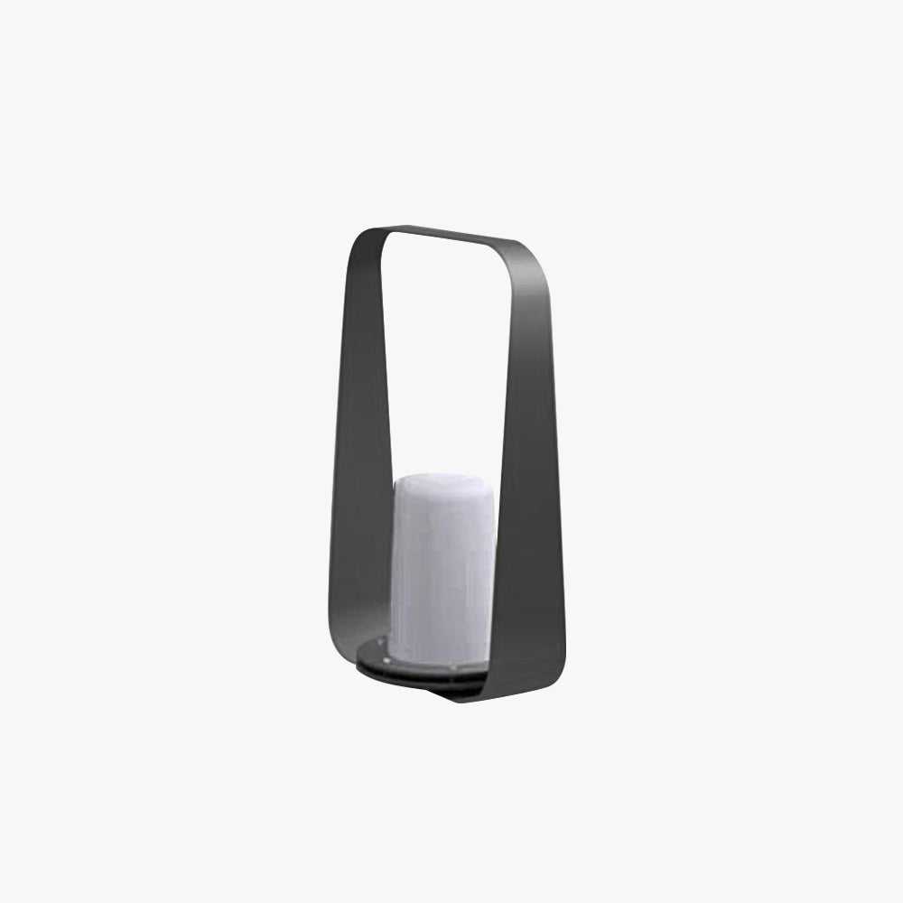 Ray Minimalistisch Wiederaufladbar Außenleuchte Kerzenform Kaffee/Grau Acryl